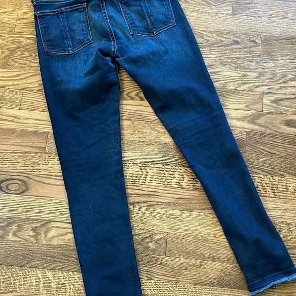 Rag &amp; Bone Skinny Jeans with Raw Hem