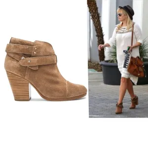 Rag &amp; bone suede espresso Harrow boots
