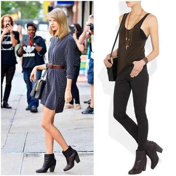 Rag &amp; bone suede espresso Harrow boots