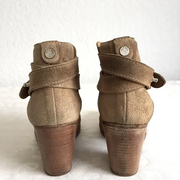 Rag &amp; bone suede espresso Harrow boots