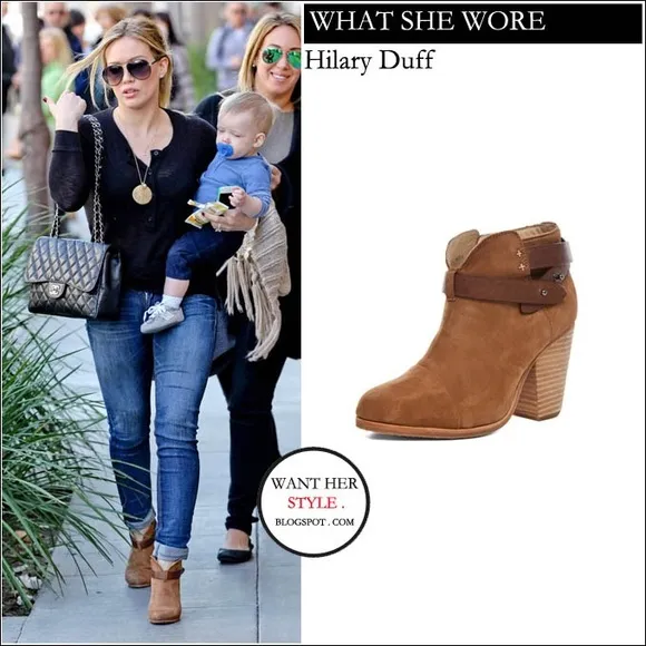 Rag &amp; bone suede espresso Harrow boots