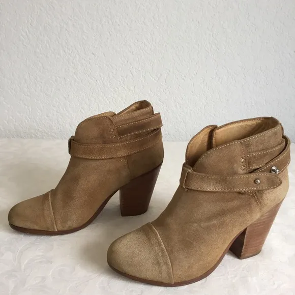 Rag &amp; bone suede espresso Harrow boots