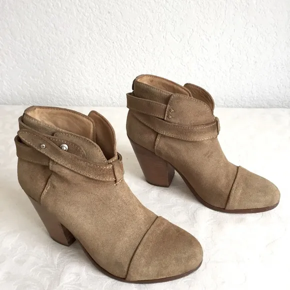 Rag &amp; bone suede espresso Harrow boots