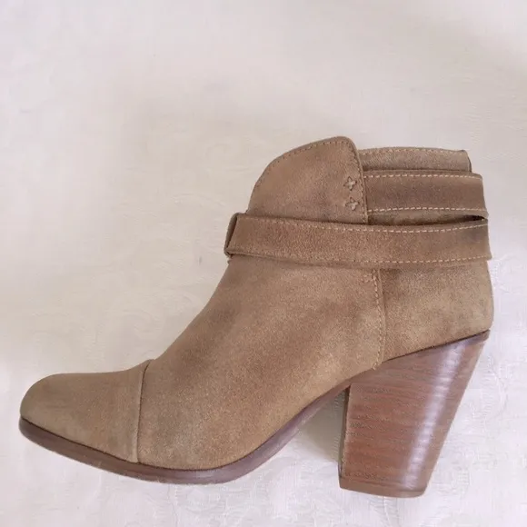 Rag &amp; bone suede espresso Harrow boots