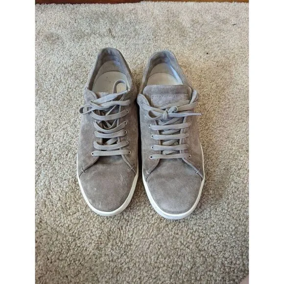 RAG and Bone taupe suede tennis shoes sz 39 euc