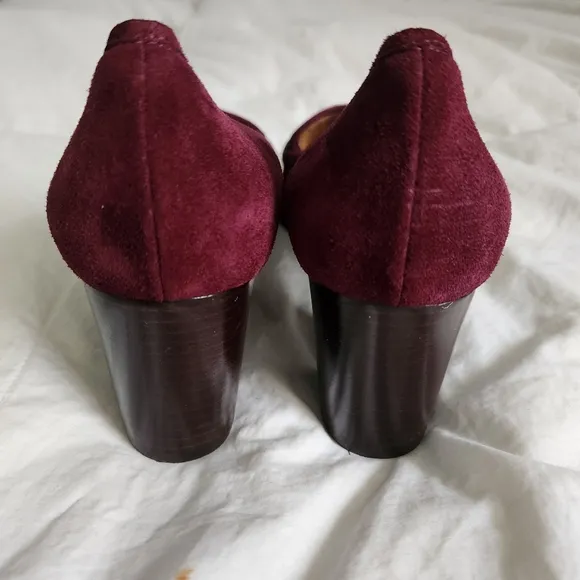 Ralph Lauren Purple Label Eline Calf-Suede Loafer Shoes Italy Sz 38 1/2 - US8
