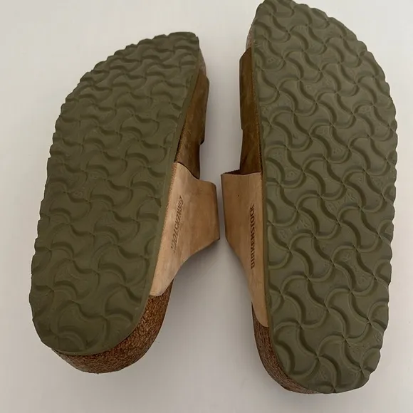 Rare Birkenstock Brown Multicolored Suede Arizona Sandals Women’s 9 / Mens 7