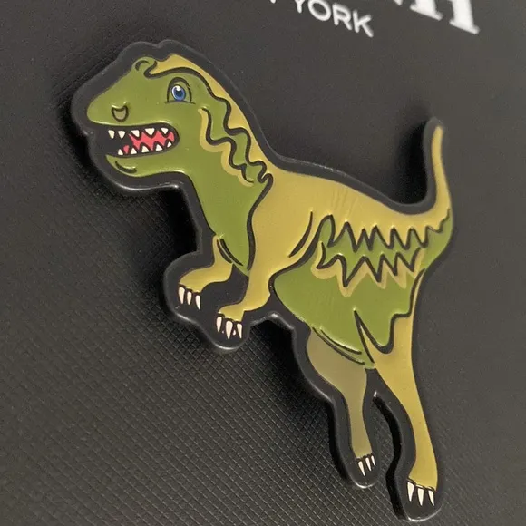 Rare Coach Rexy Dinosaur Green Leather Patch Sneaker Shoe FOB Mascot Limited