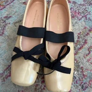 Rare Comme des Garcons 2004 ballerina Beige Ballet Flats