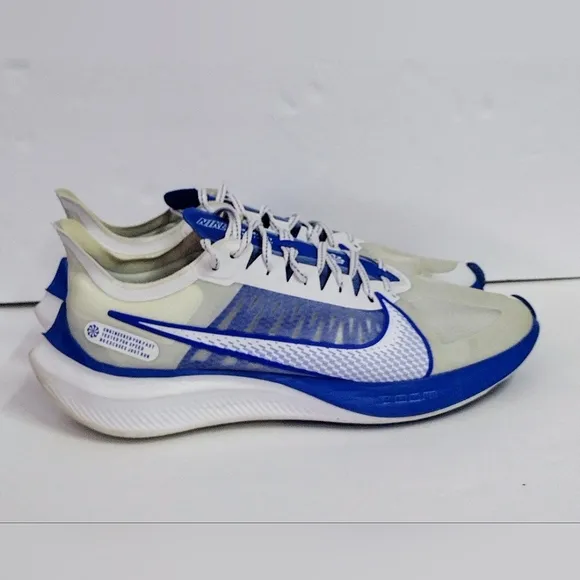 RARE🔥 Nike Zoom Gravity BQ3202-100 Blue White Running Shoes Size 12  Men's
