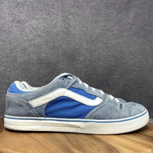 RARE VANS Ripsaw Omar Hassan Blue Suede Skateboarding Shoes Sneakers Men's Sz 13