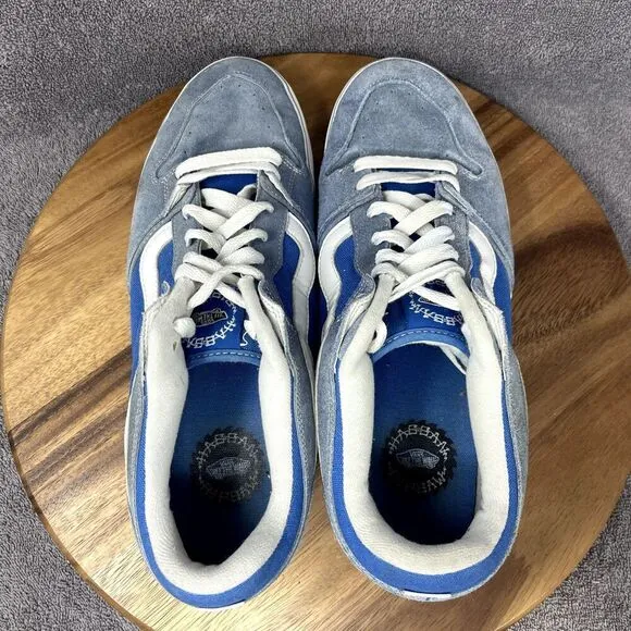 RARE VANS Ripsaw Omar Hassan Blue Suede Skateboarding Shoes Sneakers Men's Sz 13