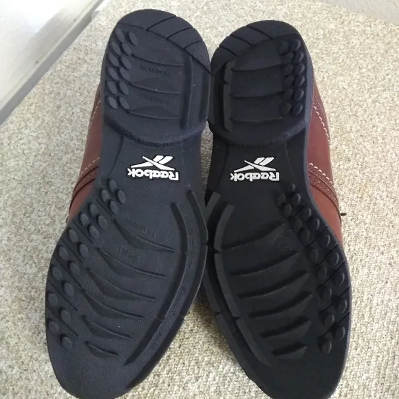 Reebok Brown Leather Golf Shoes