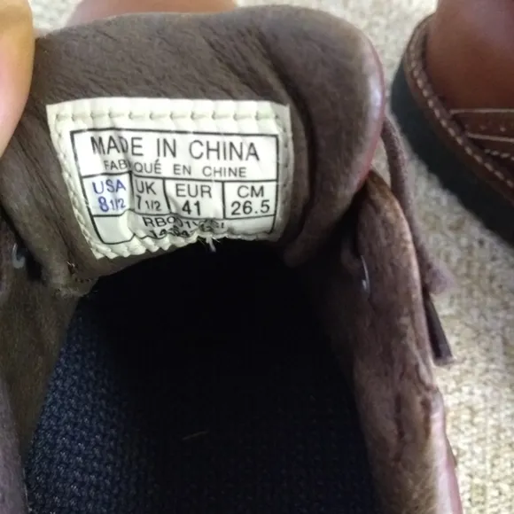 Reebok Brown Leather Golf Shoes