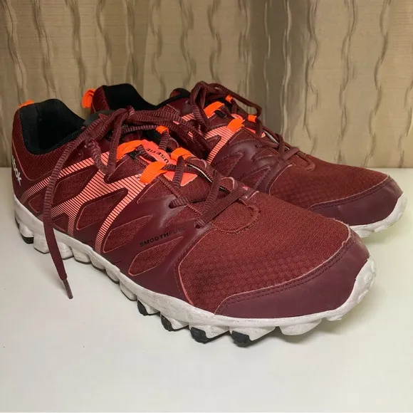 Reebok RealFlex Fusetie Train 4.0 Men's 11.5 Running Shoes Sneakers Red Black