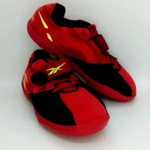 Reebok Suede Wrestling/Power Olympic Lifting Mens Pre-owned Red Shoes- sz. 6 1/2