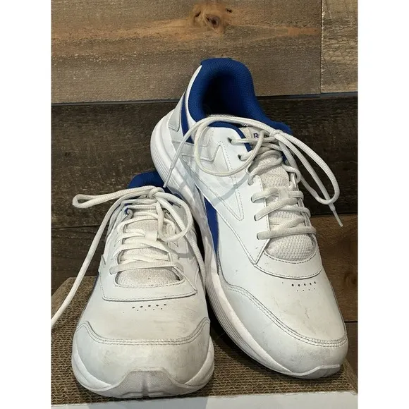 Reebok Walk Ultra 7 DMX Max White Leather Lifestyle Shoes Mens‎ Size 13