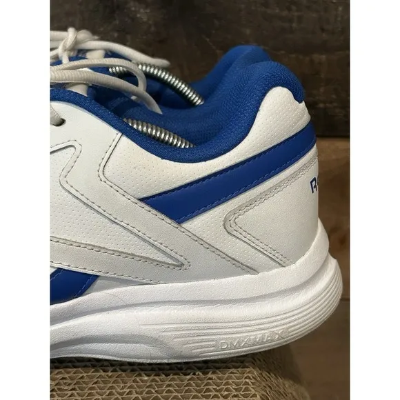 Reebok Walk Ultra 7 DMX Max White Leather Lifestyle Shoes Mens‎ Size 13