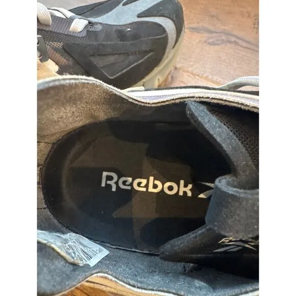 Reebok Zig Kinetica Concept Type Low Top Running Sneakers Black Unisex Mens 5.5