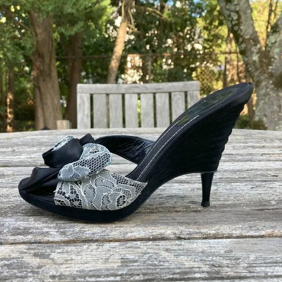 René Caovilla Heels Sandals Slides - Size 37