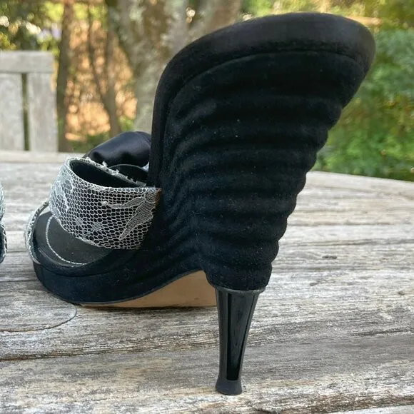 René Caovilla Heels Sandals Slides - Size 37