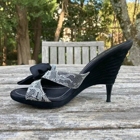 René Caovilla Heels Sandals Slides - Size 37