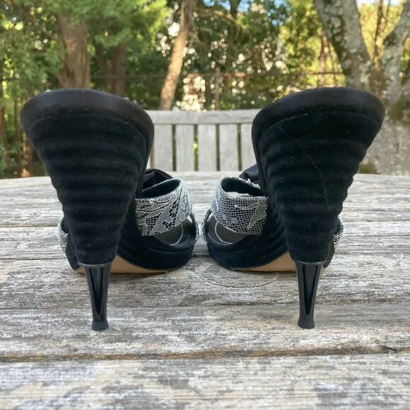 René Caovilla Heels Sandals Slides - Size 37