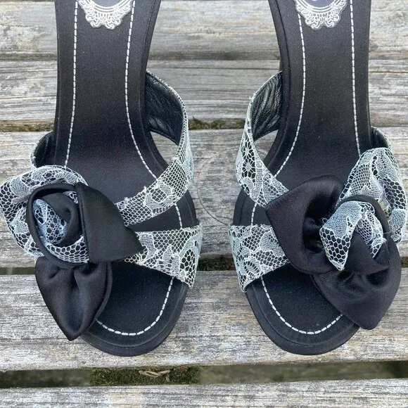 René Caovilla Heels Sandals Slides - Size 37