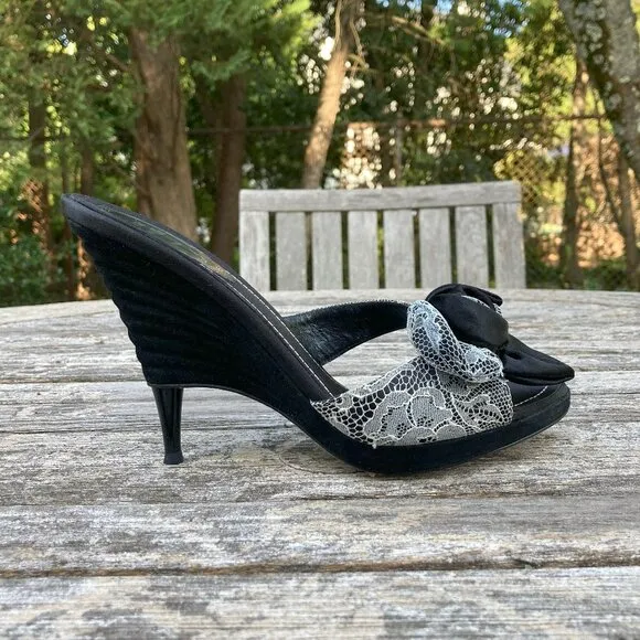 René Caovilla Heels Sandals Slides - Size 37