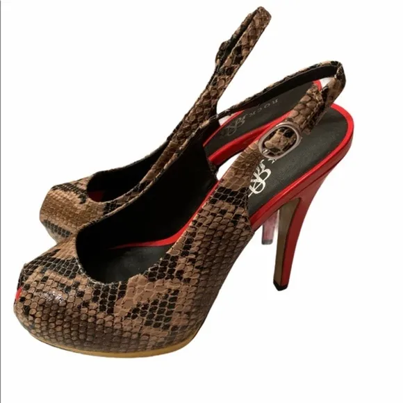 Rock &amp; Republic Snakeskin Stilleto Heel Shoes