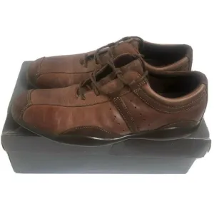 Rockport Men's Shoes 10.5 Leather Brown Lace up