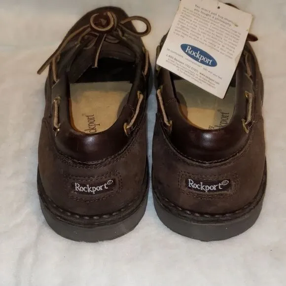 Rockport leather boat shoes