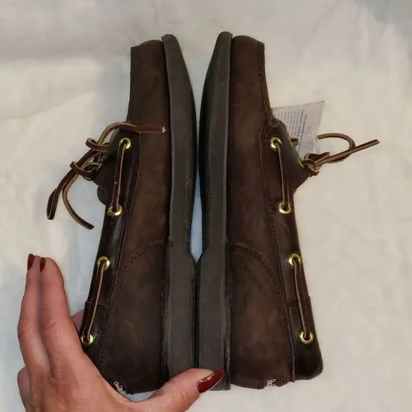 Rockport leather boat shoes
