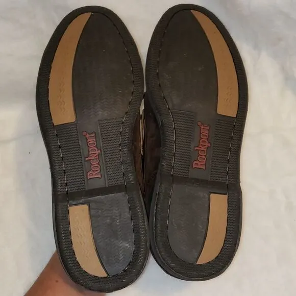 Rockport leather boat shoes