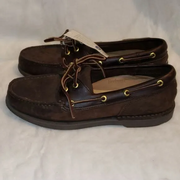 Rockport leather boat shoes