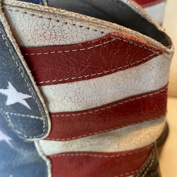 ROPER American Beauty Flag Ankle Boots