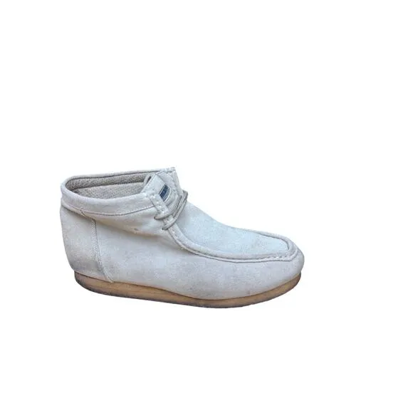 Roper‎ Sand Suede Gum Sole Lace Up Chukka Boots Shoes Cream Tan Mens 12 WORN