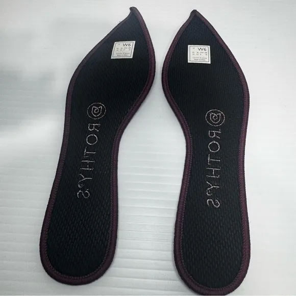 Rothy’s Fig Python Purple Knit Pointy Flats Size 6