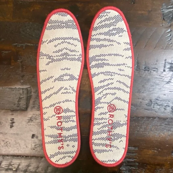 Rothy's Maritime Tiger Sneaker Stripe Slip On Retired Style Women’s Size 10.5