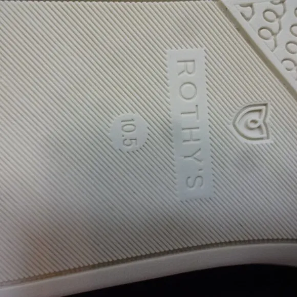 Rothy’s Merino The Sneaker Womens Size 10.5 US Black Solid Wool Slip On Shoes
