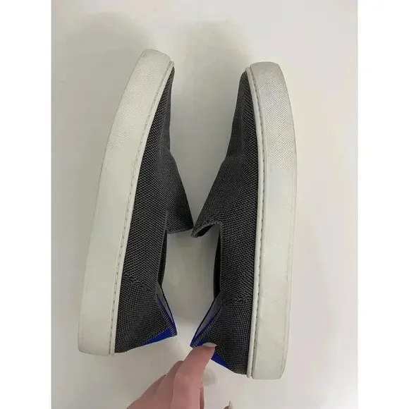 Rothy’s Original Slip On Sneakers Gray Sz 7.5