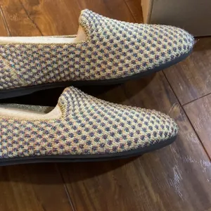 Rothy’s Rothys Multi Metallic‎ Limited Edition flats shoes Kids 13 loafers