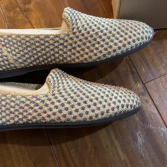 Rothy’s Rothys Multi Metallic‎ Limited Edition flats shoes Kids 13 loafers