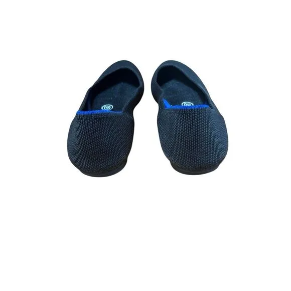 Rothy's The Flat Slip On Shoes Maritime Navy Blue Womens flats shoes size 7.5