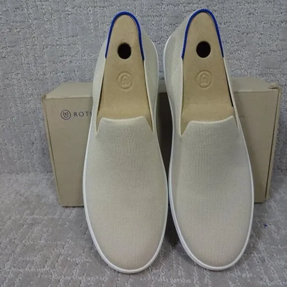 Rothy's The Sneaker Women's 12.5 US Beige Sand Casual Fabric Slip On Shoes
