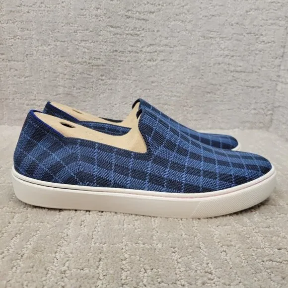 Rothy's The Sneaker Women's Size 9.5 US Black Honeycomb Textile Slip On Shoes