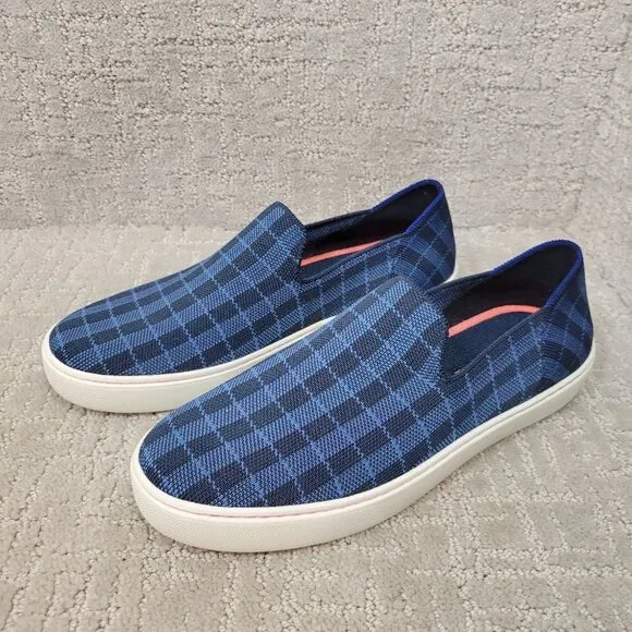 Rothy's The Sneaker Women's Size 9.5 US Black Honeycomb Textile Slip On Shoes