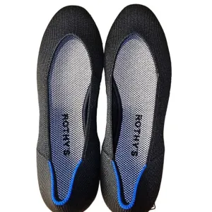 Rothy's Womens Black Flats Shoes‎ Slip On 7