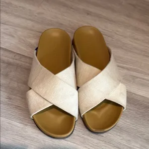 Rothy's Women's Cream Slide Sandals