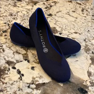 Rothy's Women's Navy Blue Flats